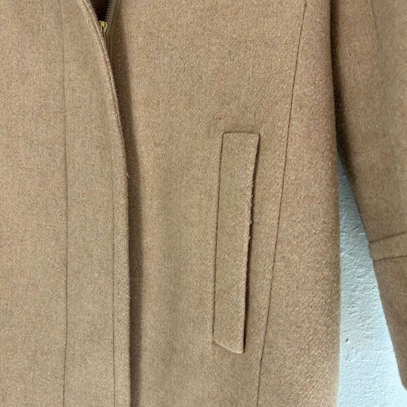 J. Crew wool camel trench coat size 4 - Picture 10 of 10